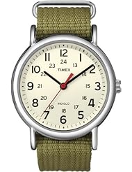 Timex Unisex T2N651 Weekender Olive