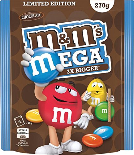 m&m's - Mega Chocolate - 270g m&m's - Mega Chocolate - 270g