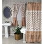 South Beach Fabric Sea Shell Shower Curtain