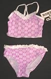 Girls 2 PC Ruffle Trim - Lilac Ditsy