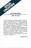 Livre de sang par Clive Barker Livre de sang par Barker