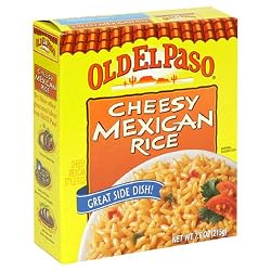 Old El Paso Sides, Cheesy Mexican Rice, 7.6-Ounce Boxes (Pack of 12)