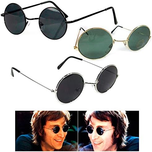 1 John Lennon Sunglasses Round Hippies Shades Retro Vintage 60s 70s Small Uv100
