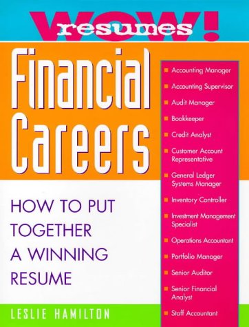 wow resumes for financial careers