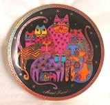 Franklin Mint Royal Doulton plate Fabulous Felines by Laurel Burch