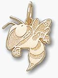 Georgia Tech Yellow Jackets Buzz Lapel Pin - 14KT Gold Jewelry