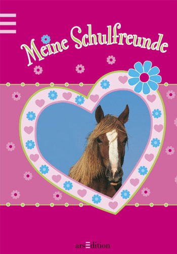 Meine Schulfreunde, Motiv Pferde, pink
