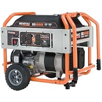 Generac 5847 XG8000E 8,000 Watt 410cc OHV Gas Powered Portable Generator With Wheel Kit & Electric Start