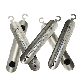 Stainless Steel Fridge Thermometer
