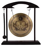 Zen Art Brass Feng Shui Desktop Gong