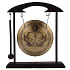Zen Art Brass Feng Shui Desktop Gong