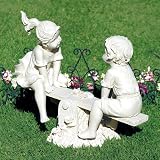 Beautiful and Detailed Statue Boy And Girl On See-Saw