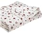 Novelty Stars 100% Cotton Luxury Flannel Full/Queen Duvet Cover, Brick