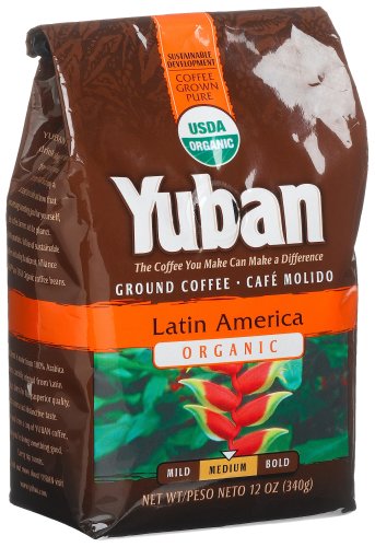 Yuban Organic Latin American Ground Coffee, 12-Ounce Bags (Pack of 6)