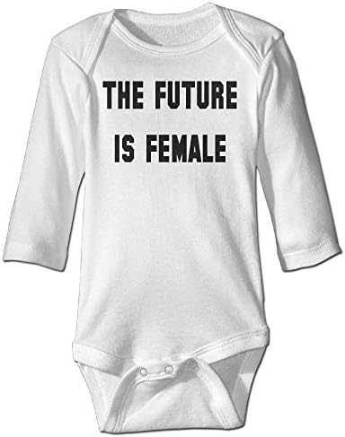 Baby Boy/Girls The Future Is Female Baby Onesies White Long Sleeve