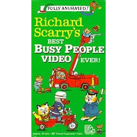 Richard Scarry's Best Busy People Video Ever!: (Kids First Award winner) [VHS]