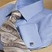 Herringbone Stripe French Cuff Dress Shirt
