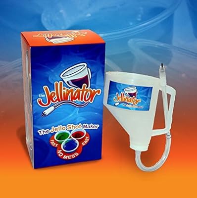 EZ-SqueezeTM Jello Shot Party Pack - Includes The Jellinator and 100 Cups with Lids