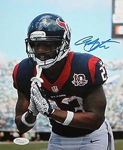 Autographed Foster Photo - 8x10 Close Up TD Bow - JSA Certified - Autographed NFL Photos