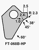 FT-068B-HP Valve Seat Cutter Blade