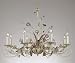 5686-8H - Trumpet Flower Eight-Light Chandelier