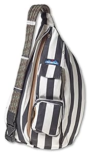 KAVU Rope Bag, BW Stripe, One Size