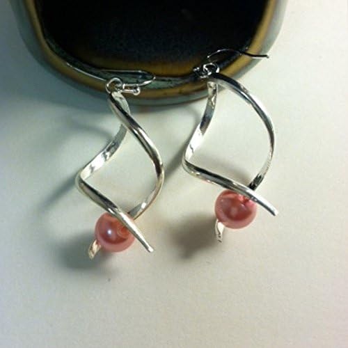 BRAND NEW---Elegant Twirl Earrings (Sexy Pink) Dangle Earrings + Zebra Jewelry Pouch. Teen Jewelry, Fashion 2016, Women Fashion , Pink Jewelry, Top Seller, Women Jewelry, Excellent Gift