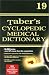 Taber's Cyclopedic Medical Dictionary