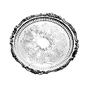 Wallace Silverplated Holloware Grand Baroque Footed Serving Waiter