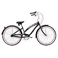 Ladies Nirve 3-Speed Cruiser - Island Flower -Black Plumeria (26")