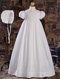 32 Hand Smocked Cotton Christening Gown