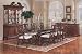 Kitchen & Housewares : Universal Furniture 609653 English Manor Rectangular Dining Room Set with Shell Crest Chairs
