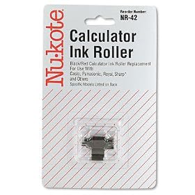 NU-KOTE INTERNATIONAL Nr42 calculator ink roller, 1 card NUKNR42 Sold as 1 Each Mfr Part #... by Nu-kote