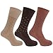 Pierre Roche Mens Comfort Fit Non Elastic Top Diabetic Socks (Pack Of 3)