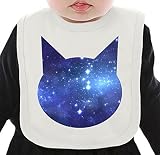 Starfield Cat ネクタイを有する有機ビブ Medium