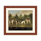 Two Couples of Hounds in a Park by Francis Sartorius - 29x33