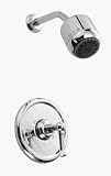 Jado - 818 Series Comp Lever Pressure Balance Shower Set - Brushed Nickel Finish