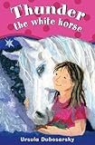 Thunder the white horse