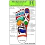 Fu�reflexzonen Therapie -Fu�sohle-. Medizinische Tasche-Karte