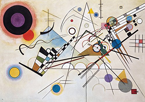 YCC Composition VIII, Wassily Kandinsky Canvas Art Print, Size 24x36, Non-Canvas Poster Print