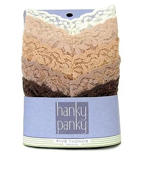Hanky Panky Original Signature Lace Thong 5-Pack Panty