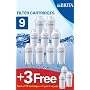 Brita Classic 9 + 3 Free Water Filter Cartridges
