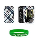 Black Plaid Design Snap On Hard Case for Nokia Surge 6790 Phone, AT&T