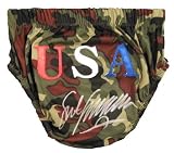 Sgt. Slaughter Signed Wrestling Trunks - Autographed Wrestling Robes, Trunks and Belts