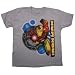 Search : IRON MAN "IRON BLAST" Licensed Marvel Juvy Heather Gray Tee