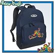 Peace Frogs Backpack Navy Blue Super Cool for Travel or School Bags - Best Unique Gifts For Boys, Girls, Adults, College Students, Men or Ladies