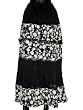 Women's Skirts -Black Color With White Color Printed Girls Comfortable Clothing In India Size 38 For Free Shipping