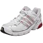 adidas Women's Allegra 3 Running Shoe,White/Pink Buzz/Crystal,8 M