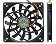 100mm Scythe Kaze Jyu SLIM SY1012SL12L 1000RPM 14.5dBA 15CFM Ultra-Quiet Hard Drive Cooling Fan with Hard Drive Mounting Brackets: SY1012SL12L (100x100x12mm, 3/4 Pin, Retail)