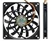 100mm Scythe Kaze Jyu SLIM SY1012SL12L 1000RPM 14.5dBA 15CFM Ultra-Quiet Hard Drive Cooling Fan with Hard Drive Mounting Brackets: SY1012SL12L (100x100x12mm, 3/4 Pin, Retail)